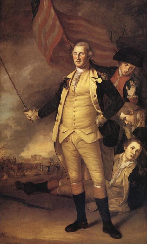 Charles Willson Peale Washington at the Battle of Princeton,January 3,1777 oil painting picture